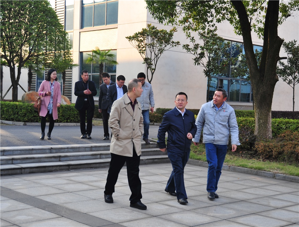 市委常委、市委統(tǒng)戰(zhàn)部部長羊貴平蒞臨公司視察指導(dǎo)工作
